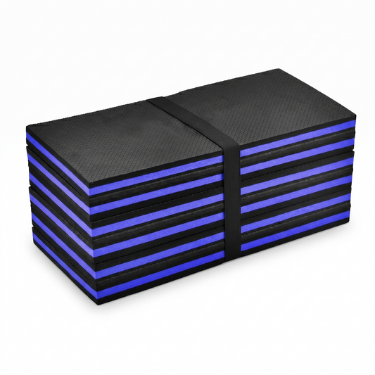 Portable yoga mat with non-slip surface