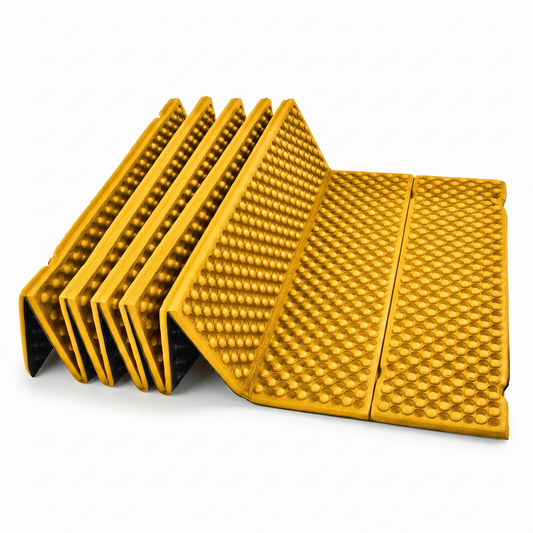 Foldable yoga mat for travel and fitness