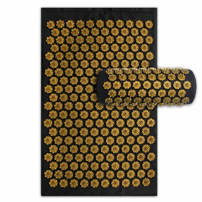 Acupressure mat texture close up spike design